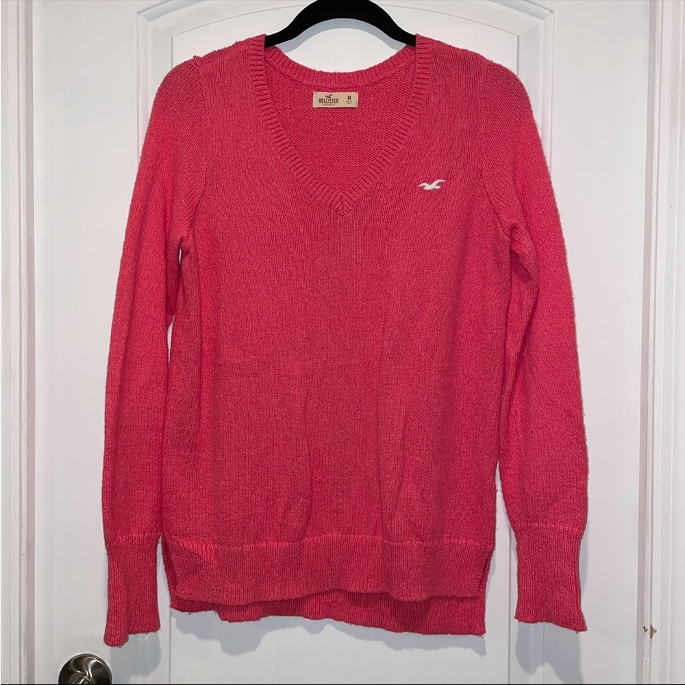 🔥 3 for $15 🔥
Hollister, pink knit sweater, size medium